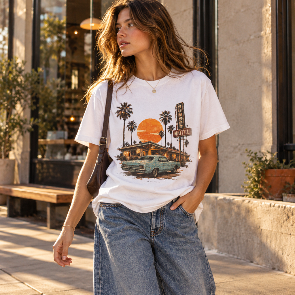 Sunset Motel — Vintage California Graphic Tee