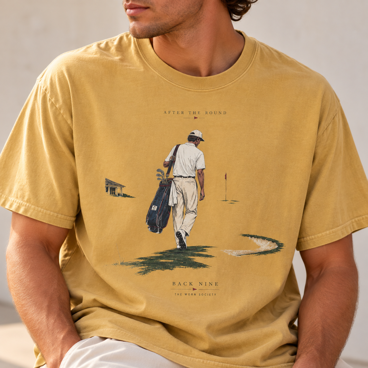 After the Round — Vintage Golf Graphic Tee