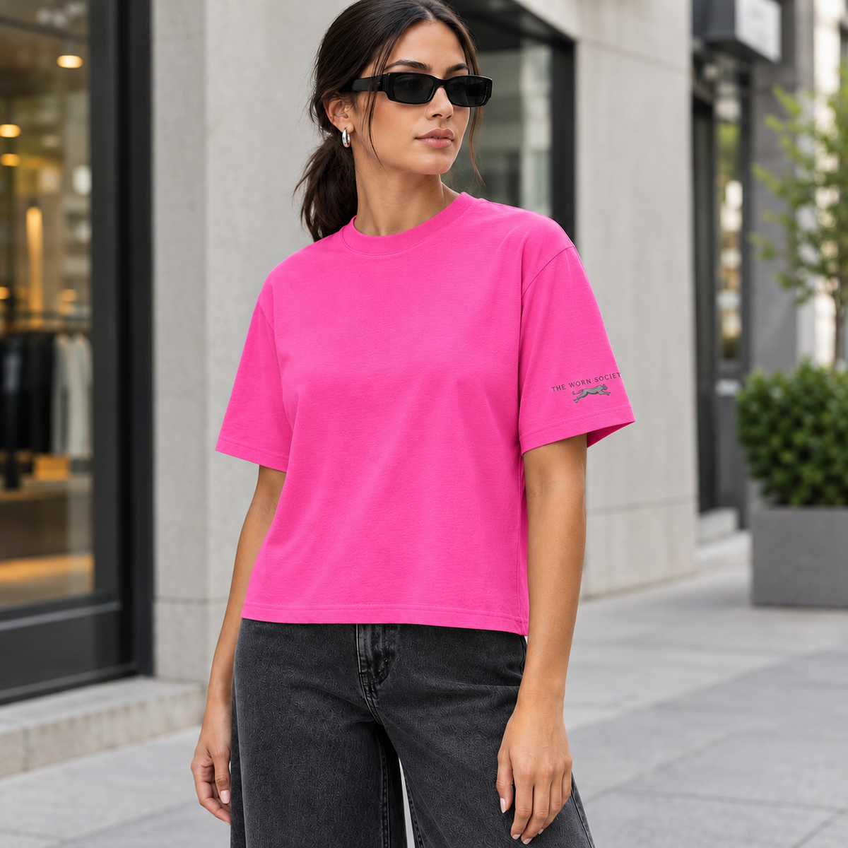 Minimalist Leopard — Women's Boxy Tee