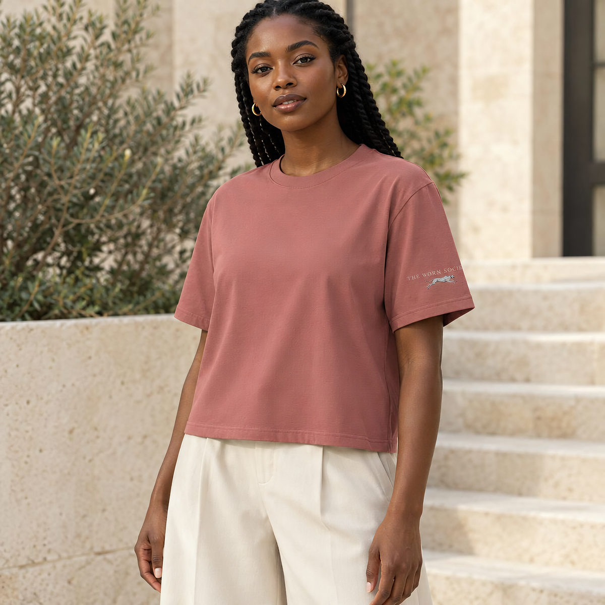 Minimalist Leopard — Women's Boxy Tee