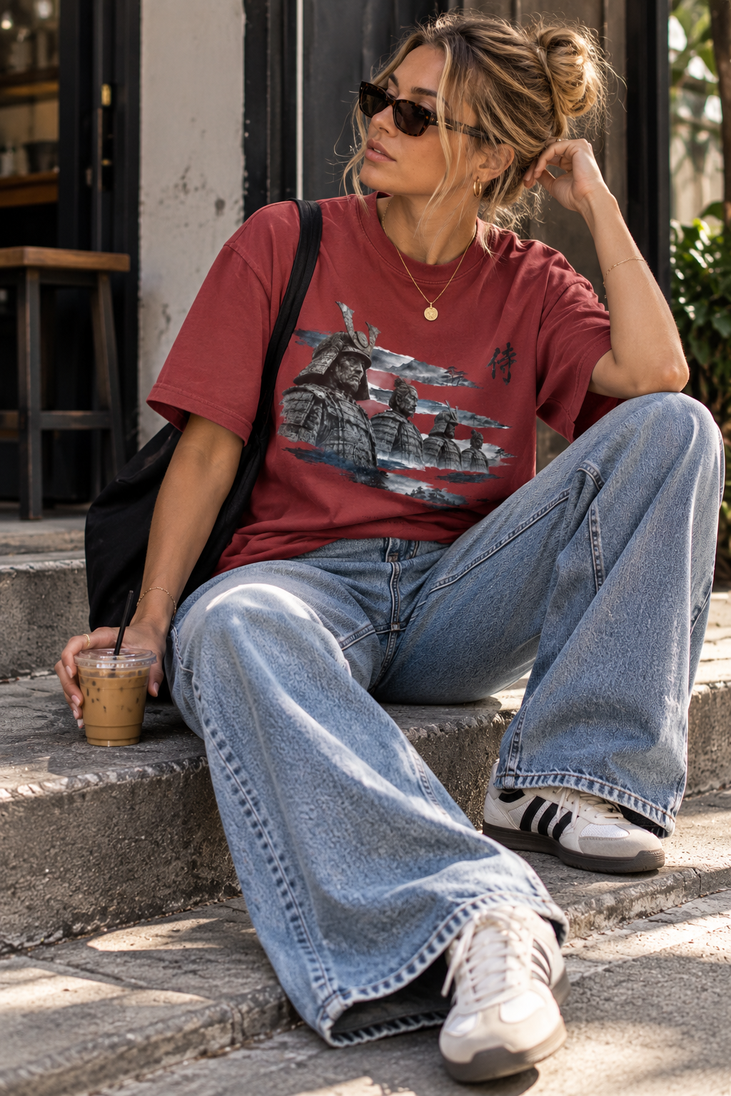 Stone Samurai — Japanese Ink Graphic Tee