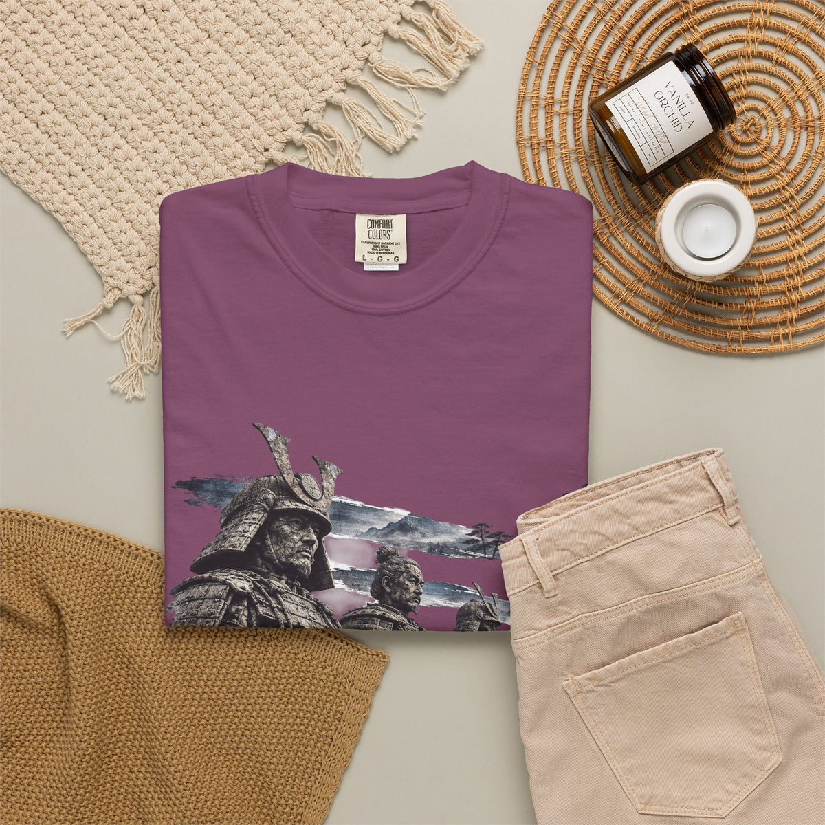 Stone Samurai — Japanese Ink Graphic Tee