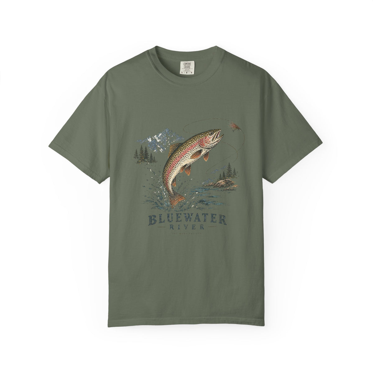 Bluewater River — Vintage Fly Fishing Graphic Tee