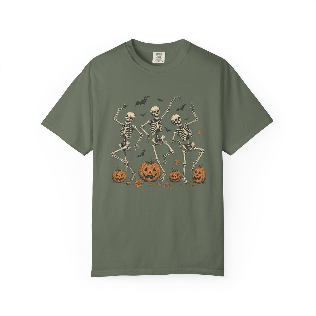 Dance With the Dead — Vintage Halloween Skeleton Graphic Tee