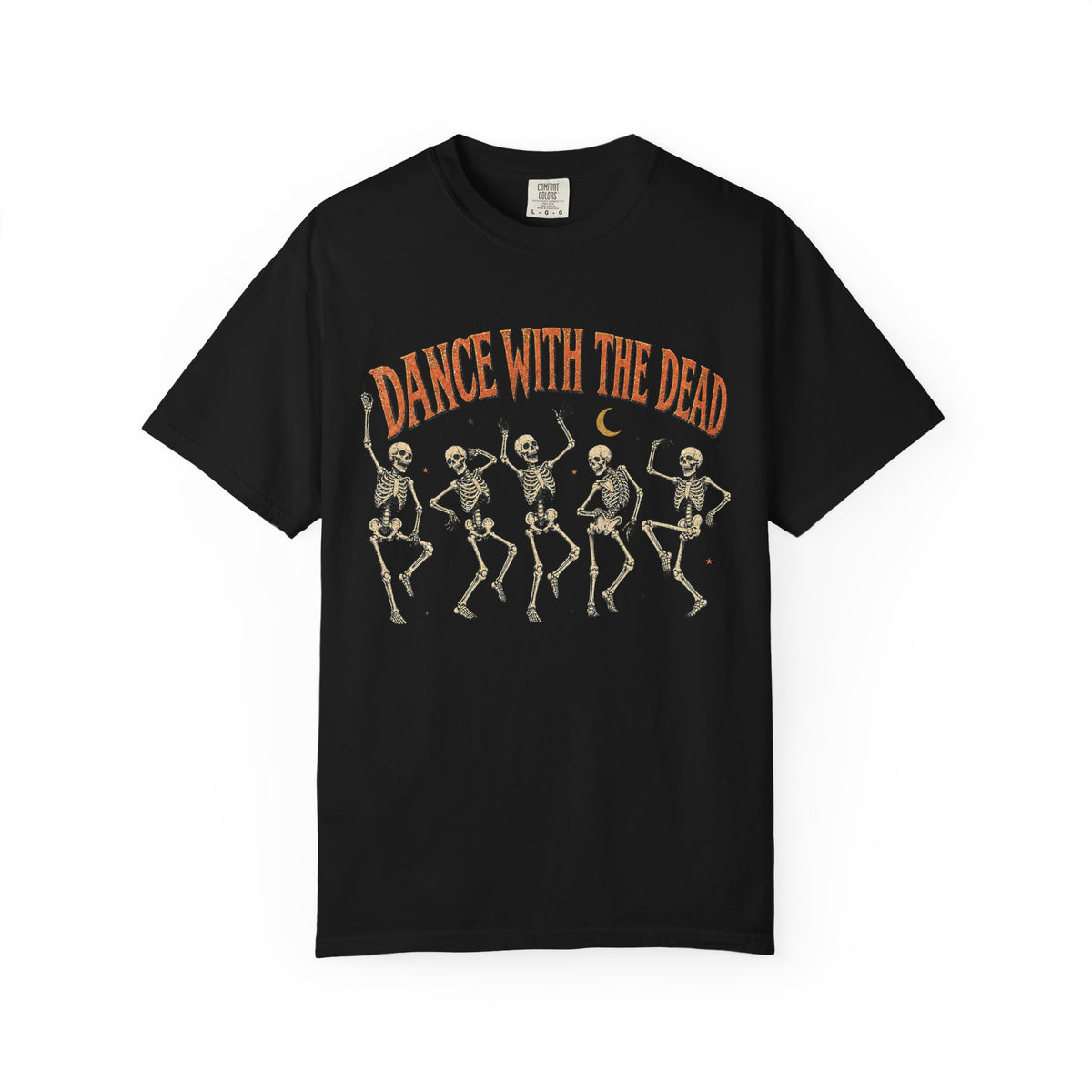 Dance With the Dead — Vintage Halloween Skeleton Graphic Tee