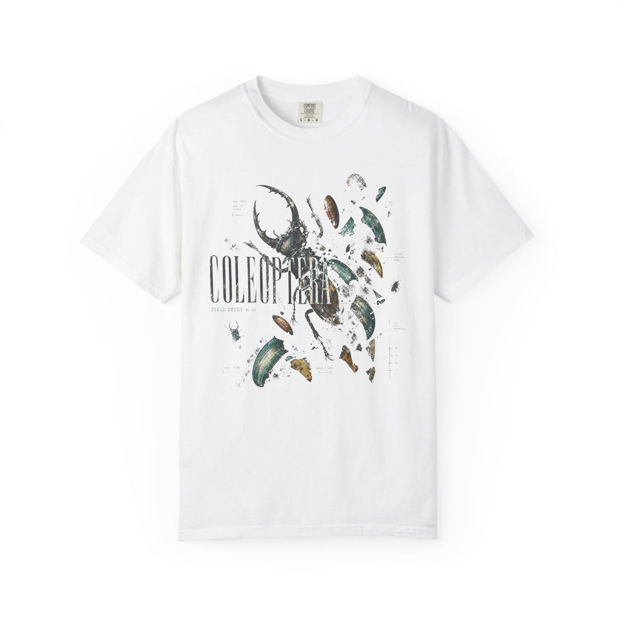 Coleoptera — Vintage Beetle Field Study Graphic Tee