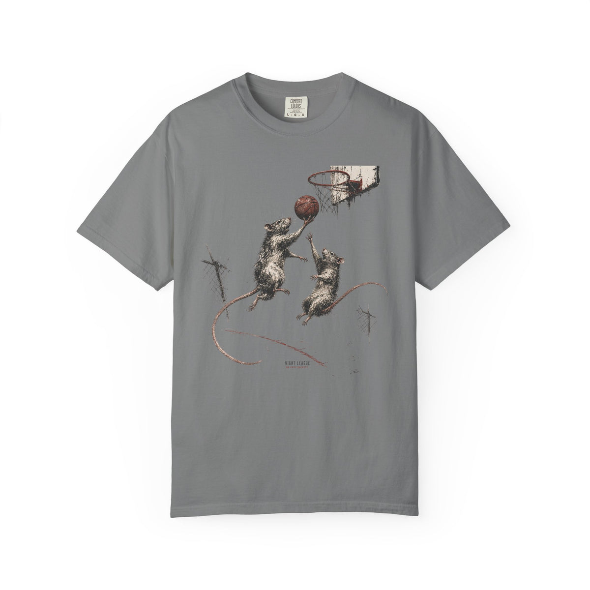 Night League — Vintage Basketball Graphic Tee