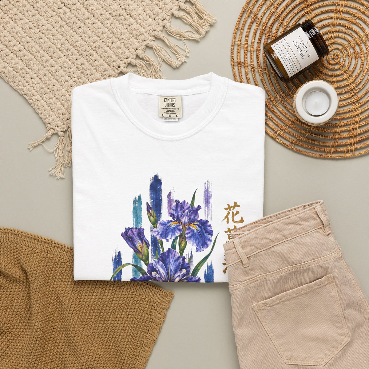 Japanese Iris — Botanical Graphic Tee