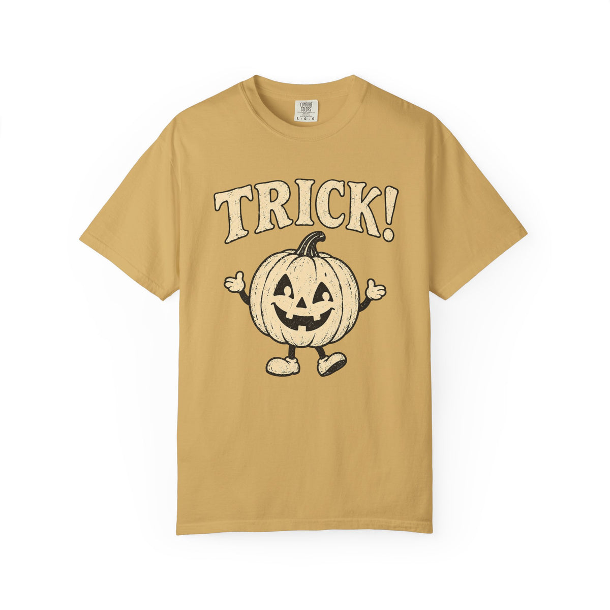 TRICK! — Vintage Jack-O'-Lantern Halloween Graphic Tee