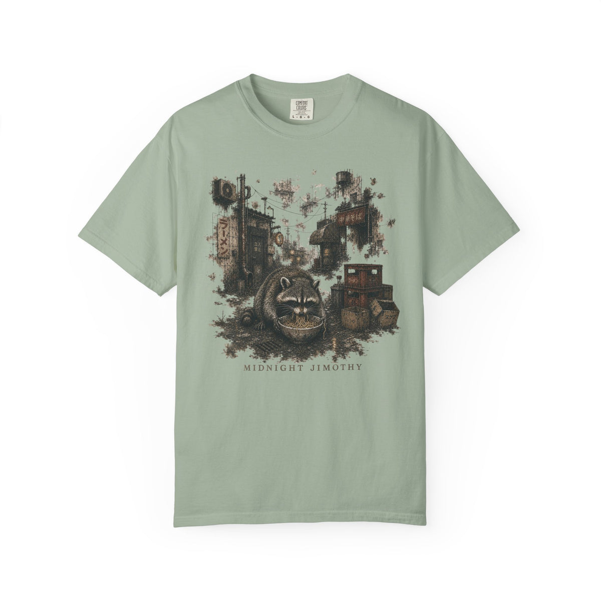 MIDNIGHT JIMOTHY — Vintage Raccoon Graphic Tee