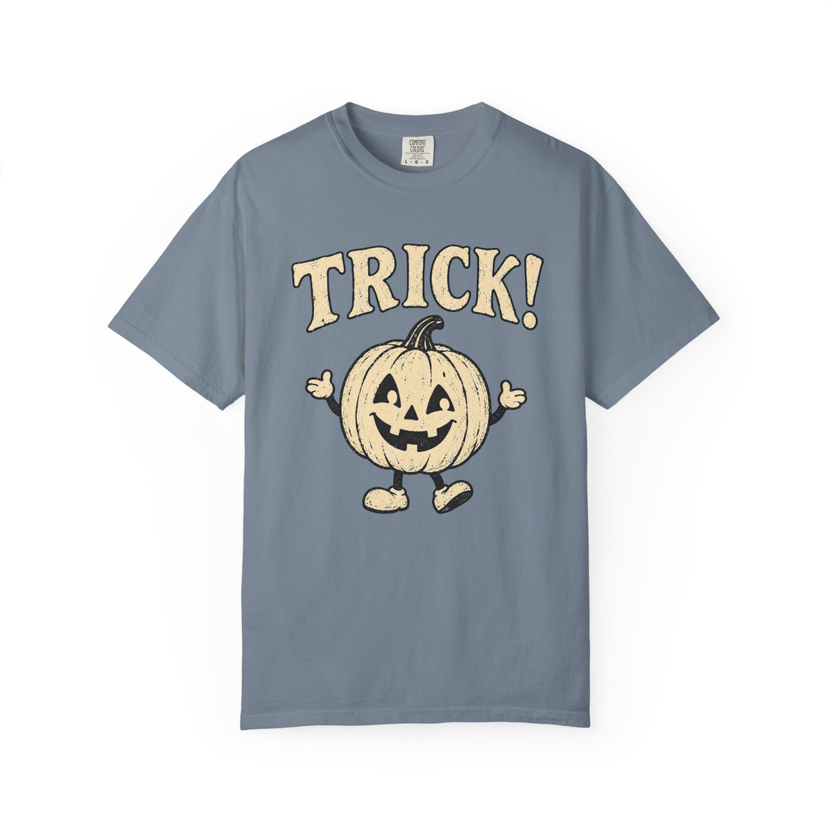 TRICK! — Vintage Jack-O'-Lantern Halloween Graphic Tee