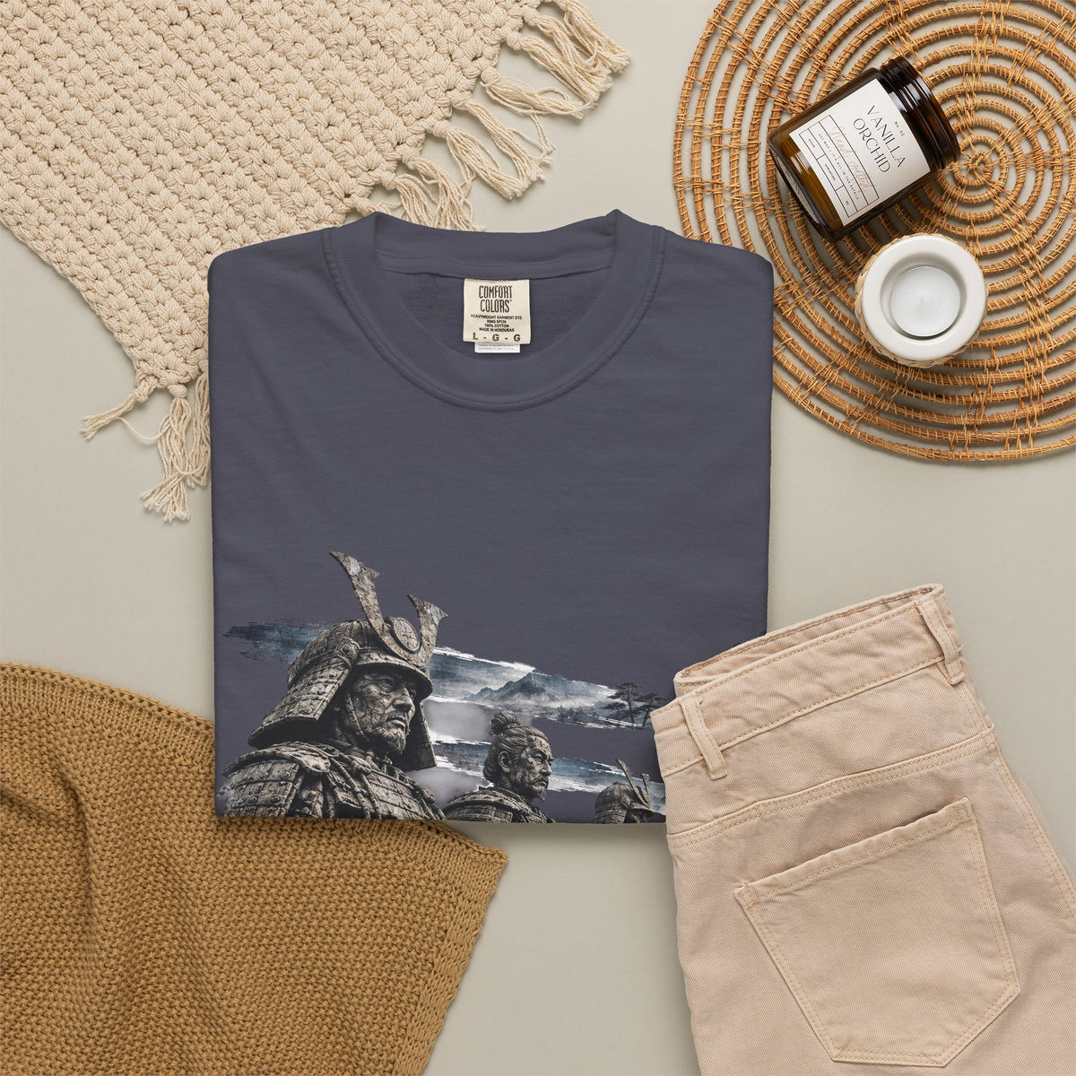 Stone Samurai — Japanese Ink Graphic Tee