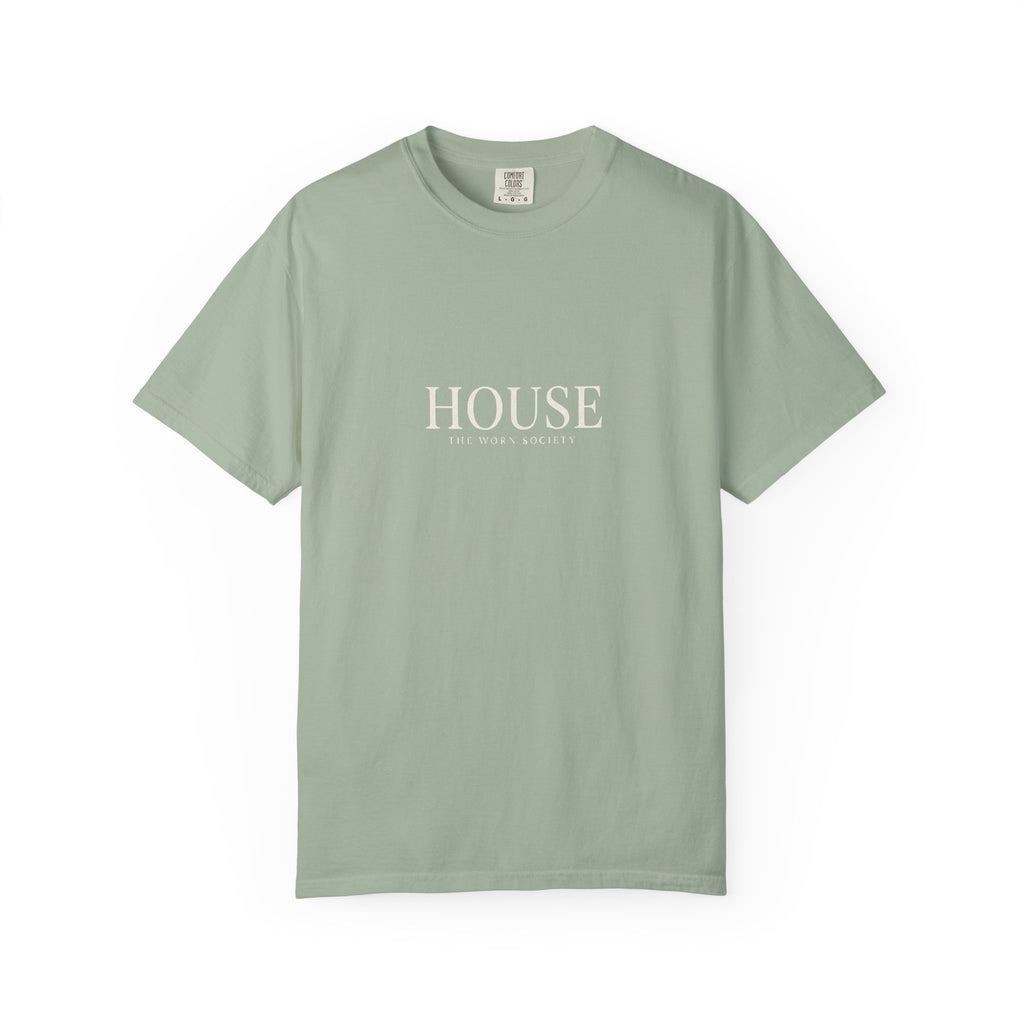 House — Vintage Playing Card Suits Graphic Tee