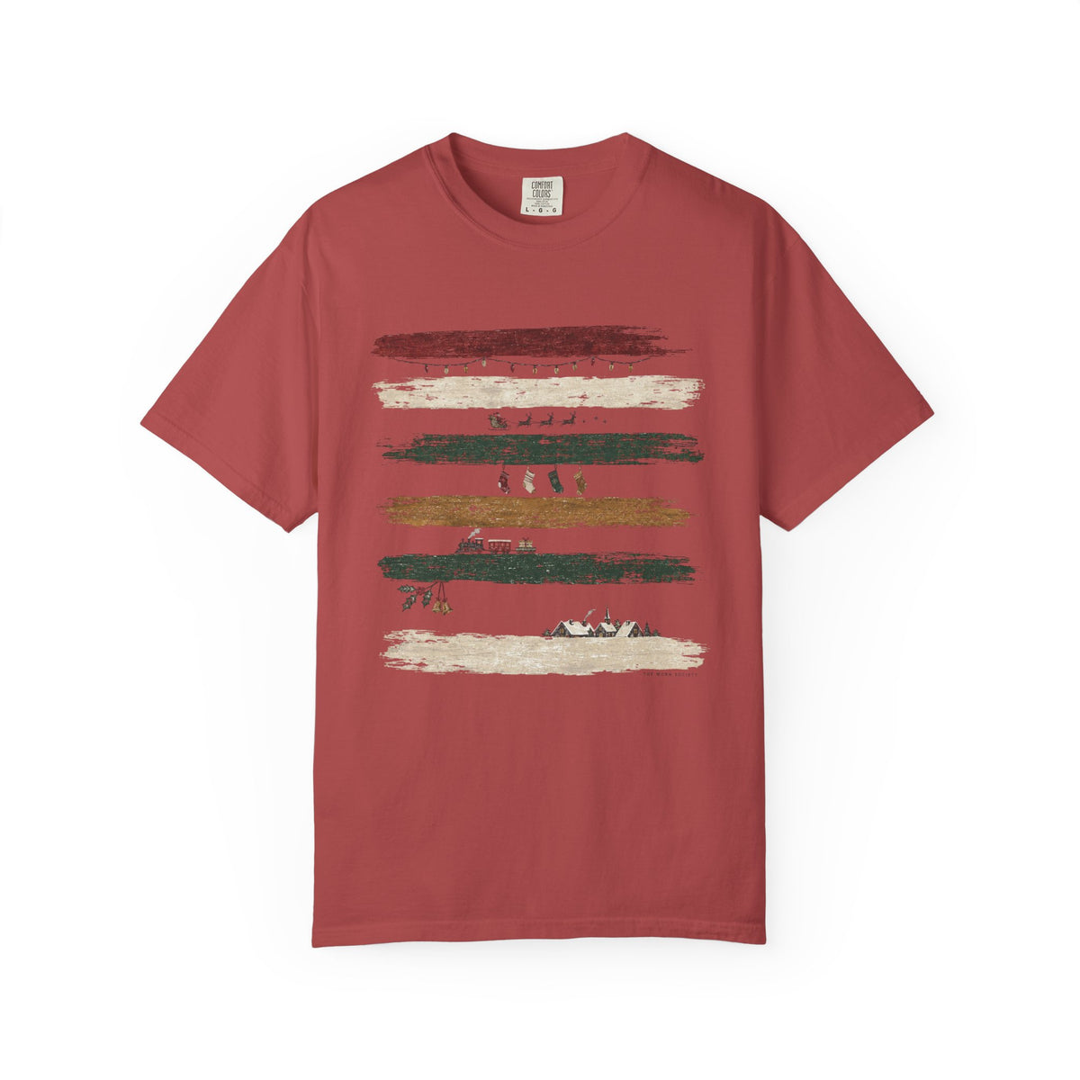 Christmas Between the Lines — Vintage Christmas Graphic Tee