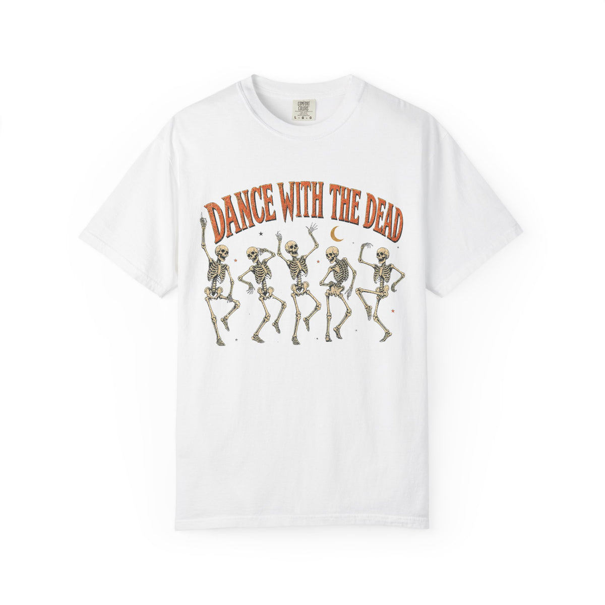 Dance With the Dead — Vintage Halloween Skeleton Graphic Tee