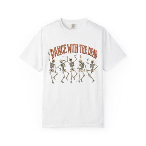 Dance With the Dead — Vintage Halloween Skeleton Graphic Tee