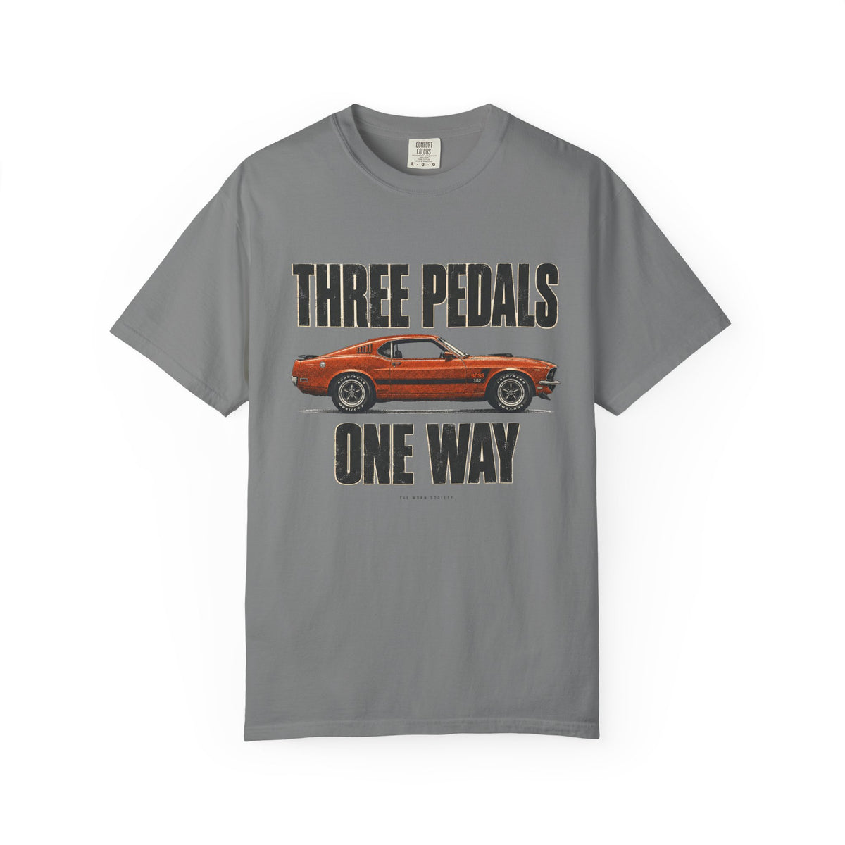 Three Pedals — Vintage Manual Driving Graphic Tee