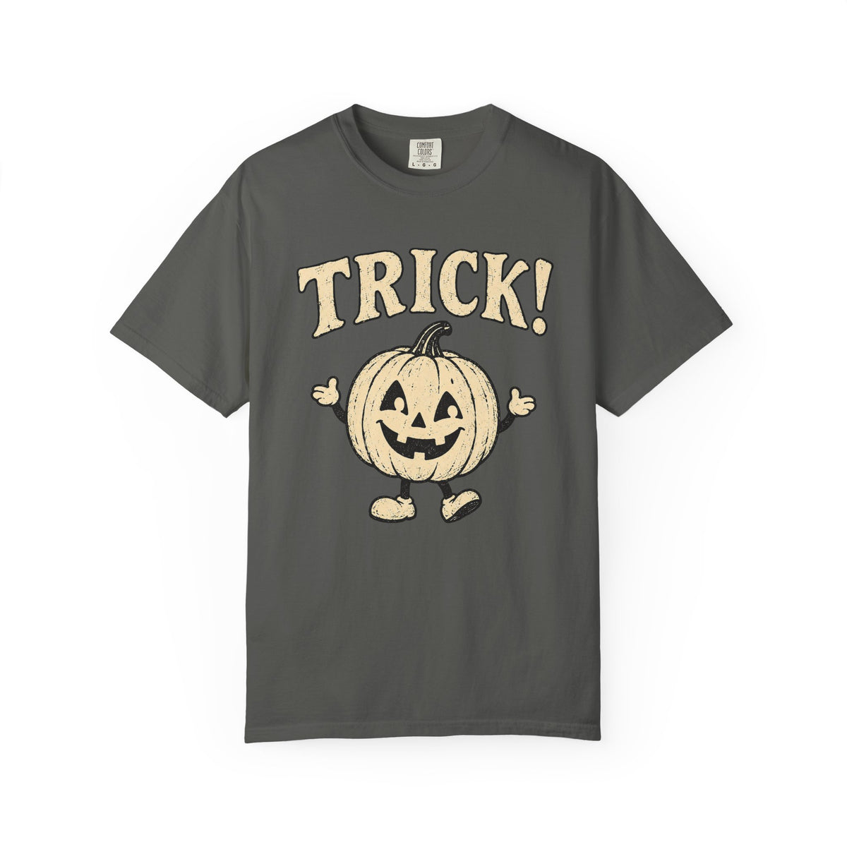 TRICK! — Vintage Jack-O'-Lantern Halloween Graphic Tee