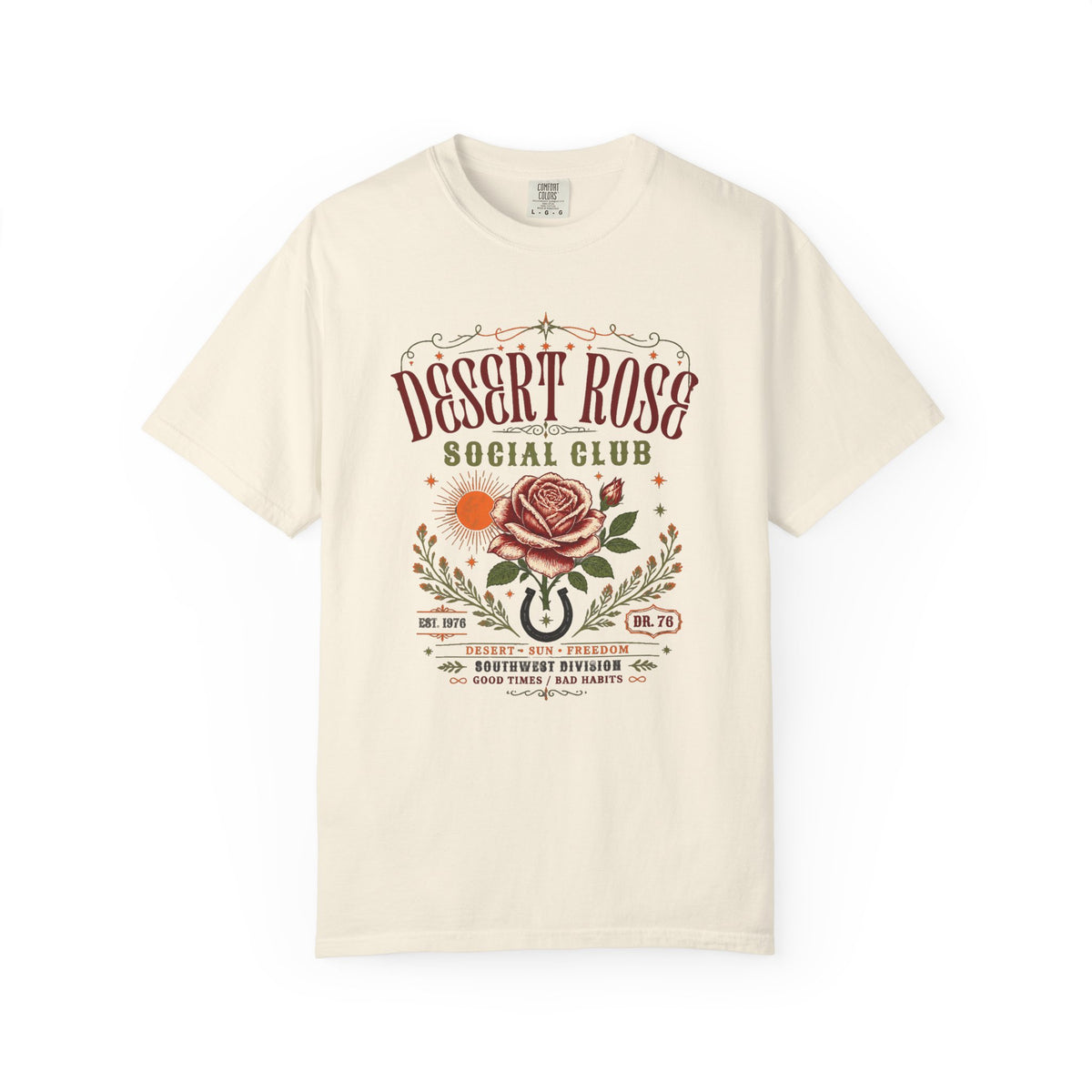 Desert Rose Social Club — Vintage Rose Graphic Tee