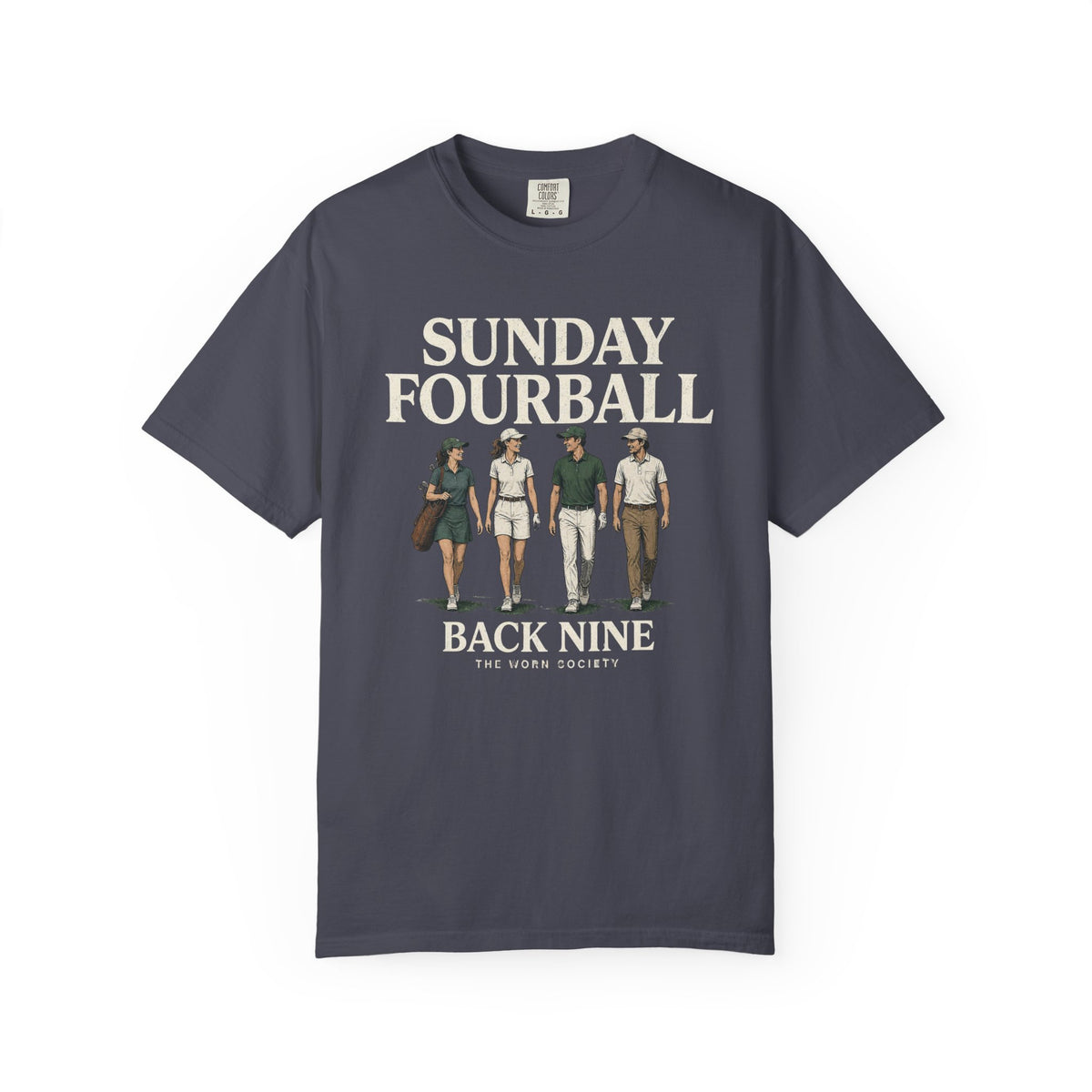 Sunday Fourball — Vintage Golf Graphic Tee