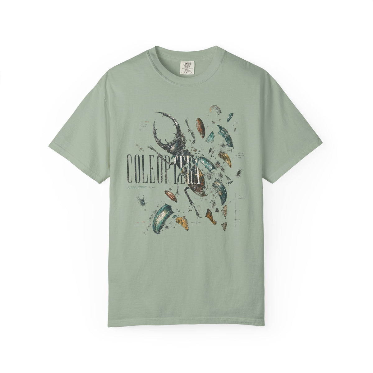 Coleoptera — Vintage Beetle Field Study Graphic Tee