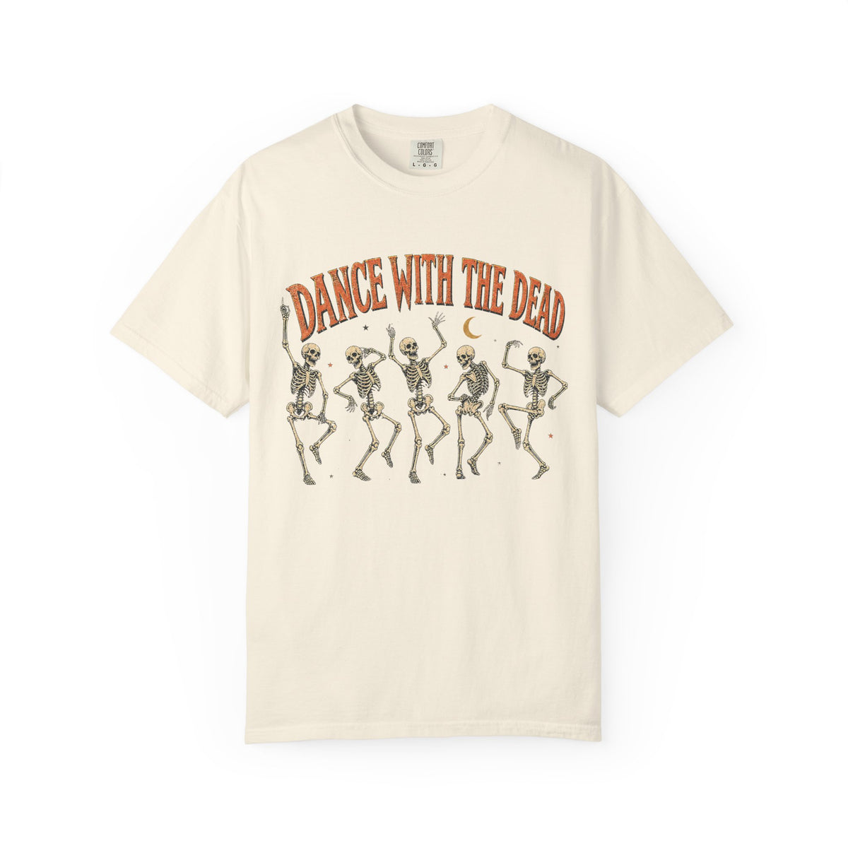Dance With the Dead — Vintage Halloween Skeleton Graphic Tee
