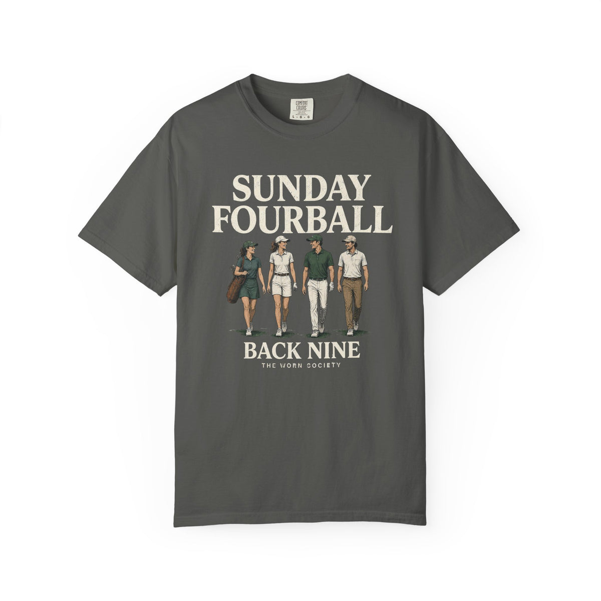 Sunday Fourball — Vintage Golf Graphic Tee