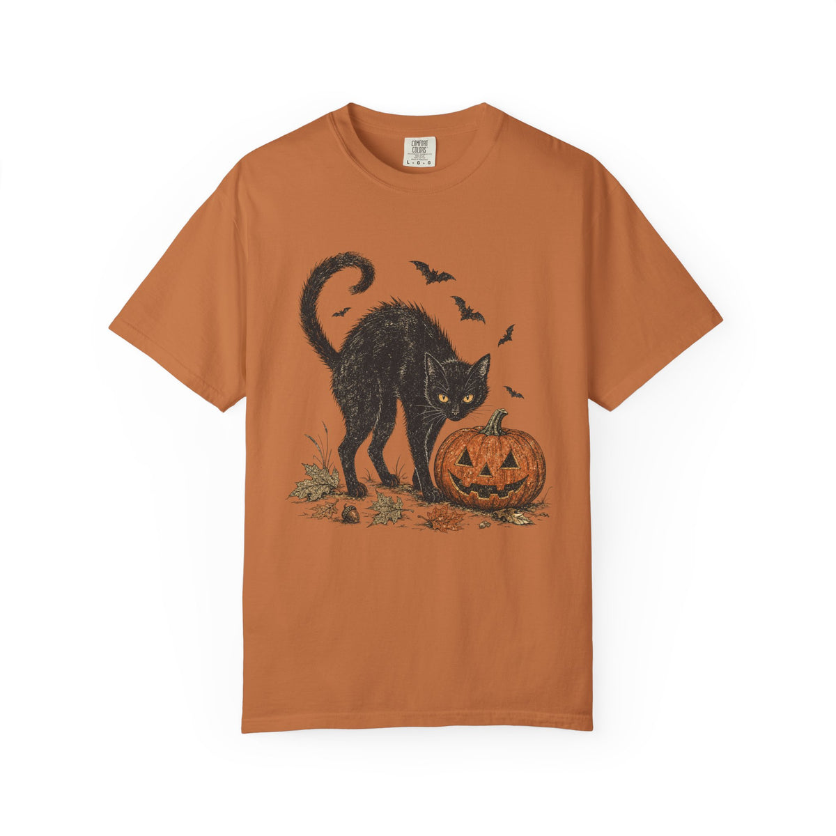 Black Cat — Vintage Halloween Graphic Tee