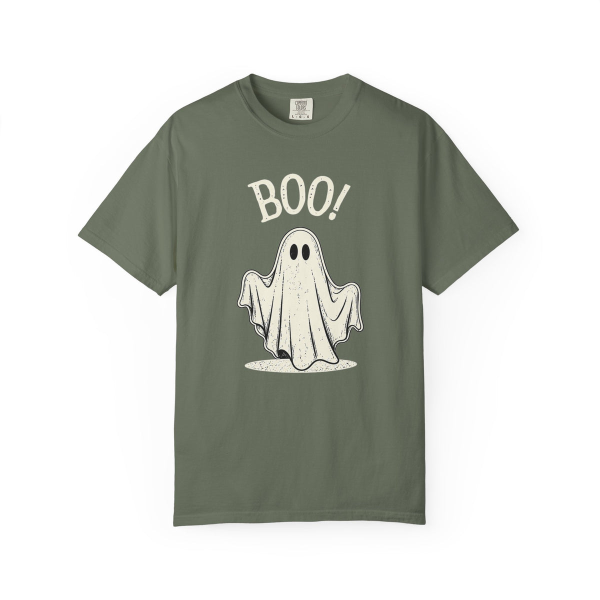 BOO! — Vintage Ghost Halloween Graphic Tee