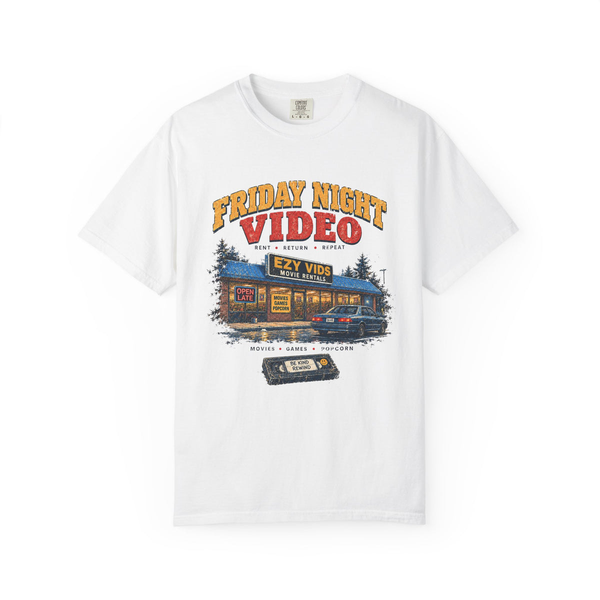 Friday Night Video — Vintage VHS Graphic Tee