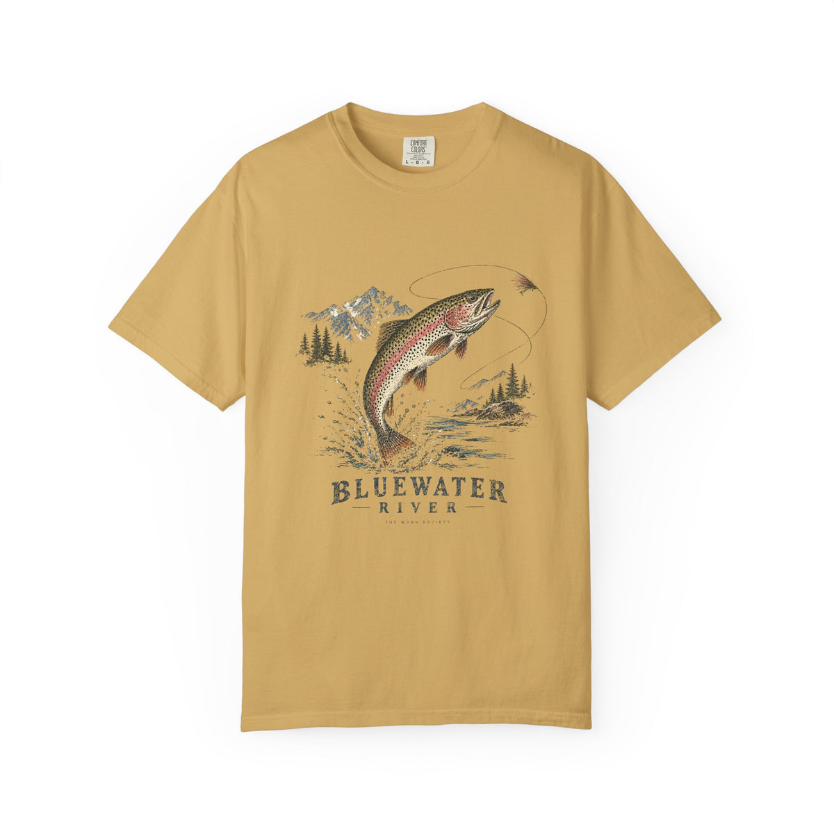 Bluewater River — Vintage Fly Fishing Graphic Tee