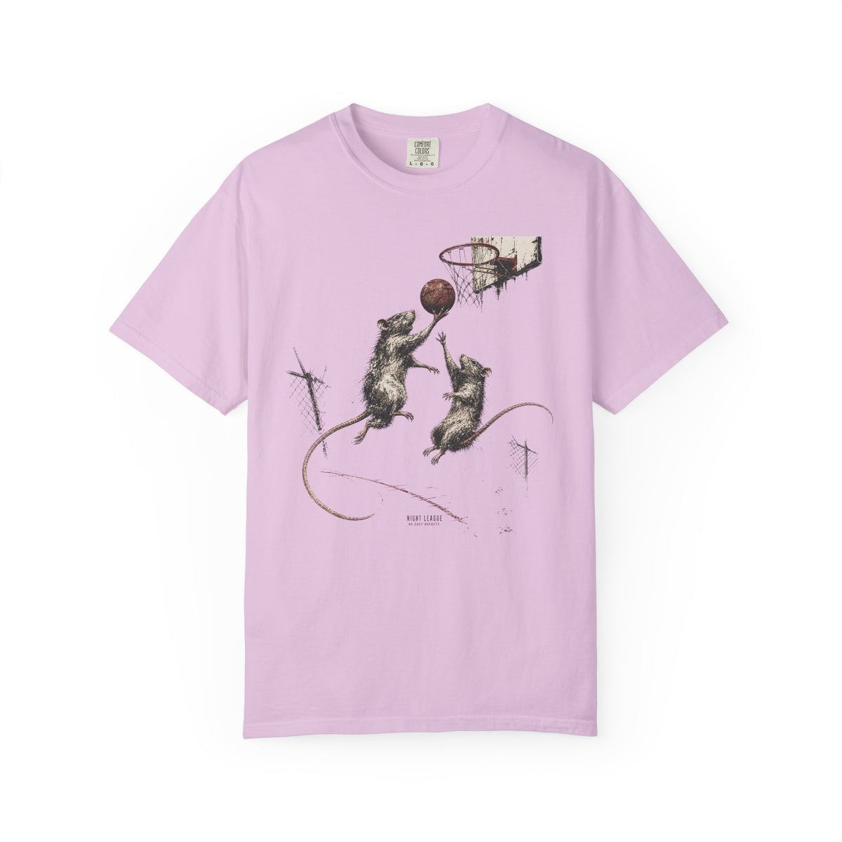 Night League — Vintage Basketball Graphic Tee