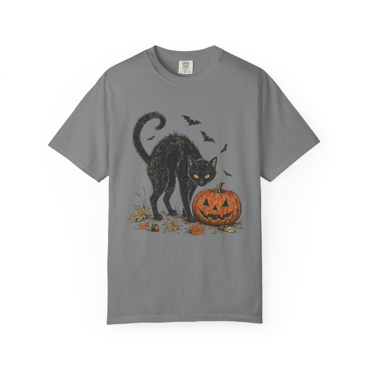 Black Cat — Vintage Halloween Graphic Tee
