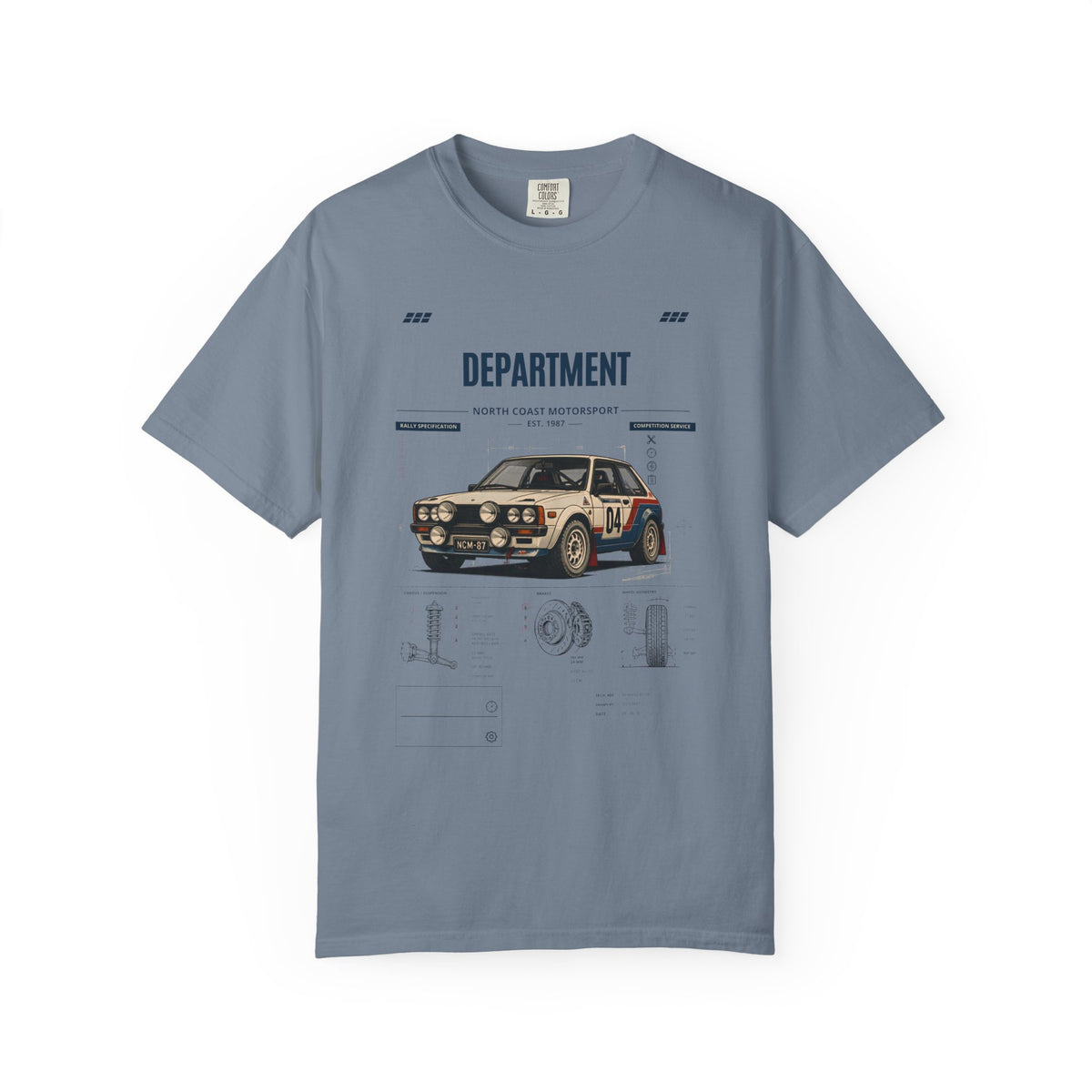 North Coast Motorsport — Vintage Rally Car Graphic Tee