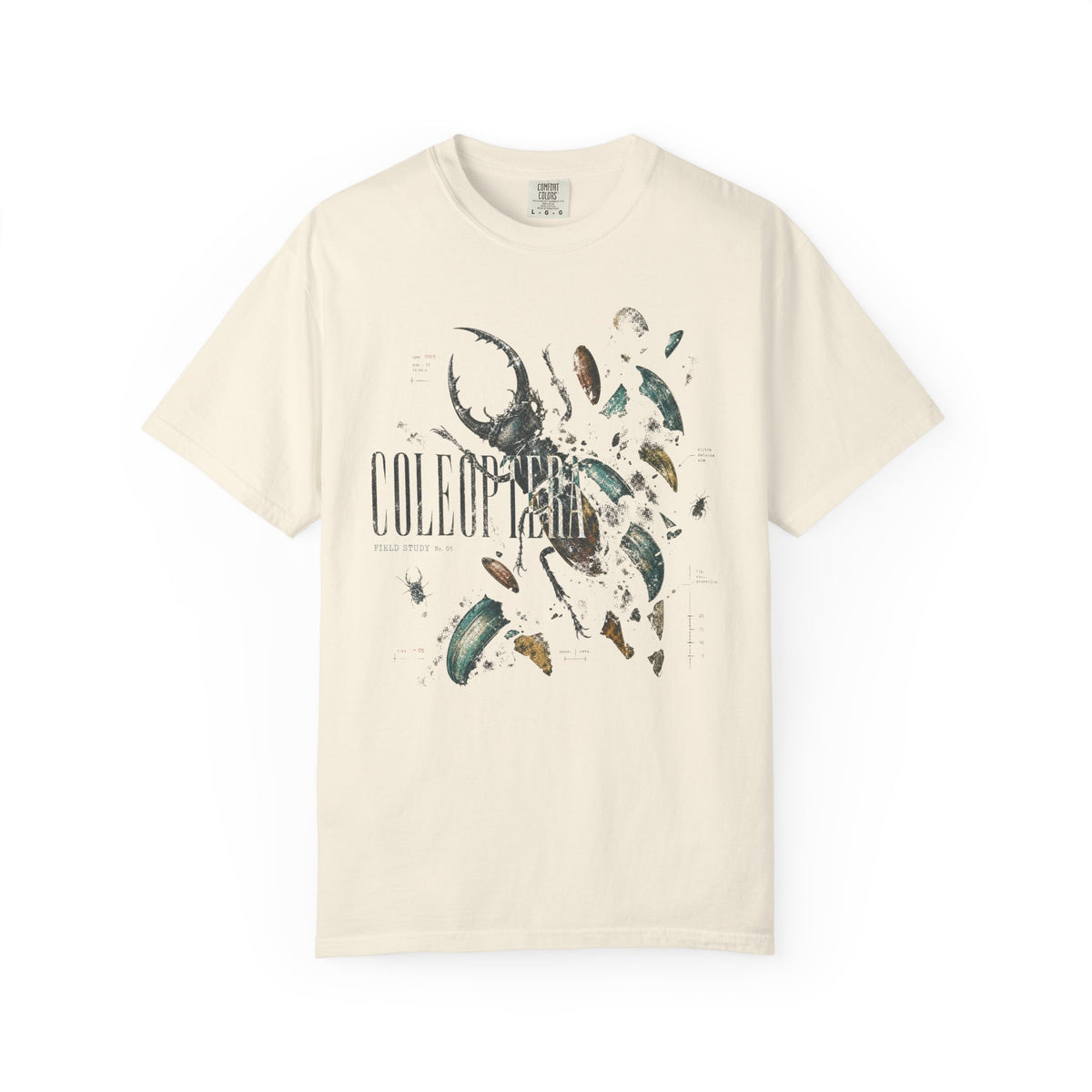 Coleoptera — Vintage Beetle Field Study Graphic Tee