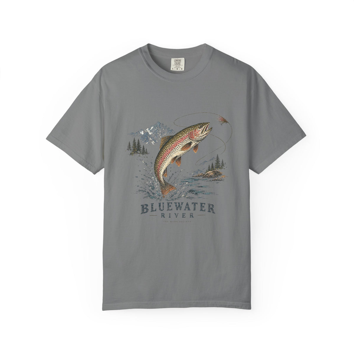 Bluewater River — Vintage Fly Fishing Graphic Tee