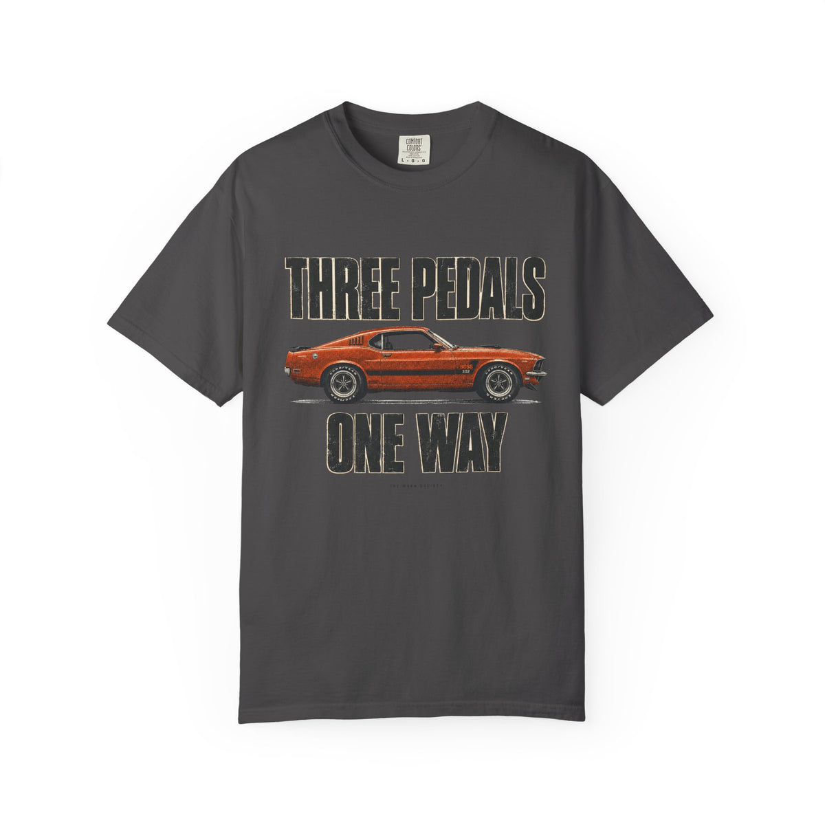 Three Pedals — Vintage Manual Driving Graphic Tee