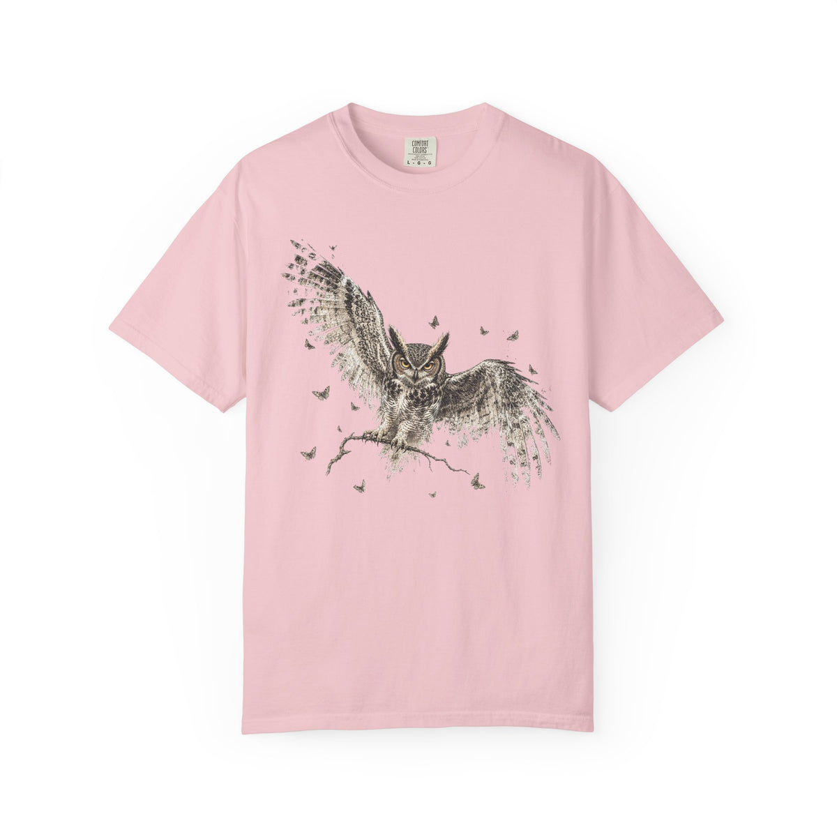 Night Owl — Vintage Owl & Moth Graphic Tee