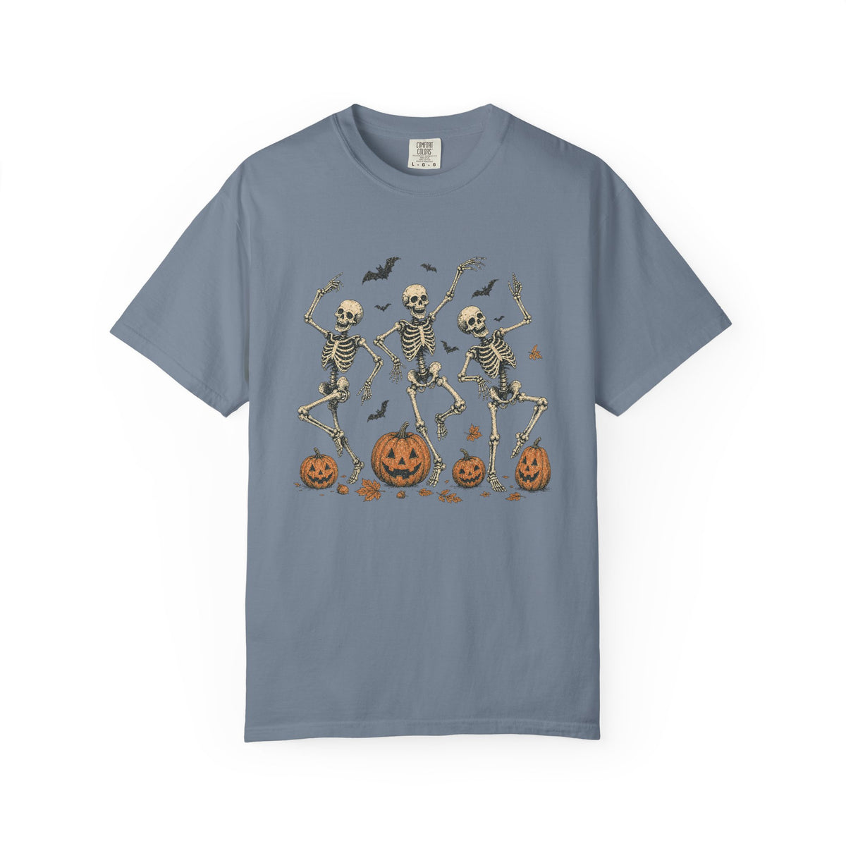 Dance With the Dead — Vintage Halloween Skeleton Graphic Tee