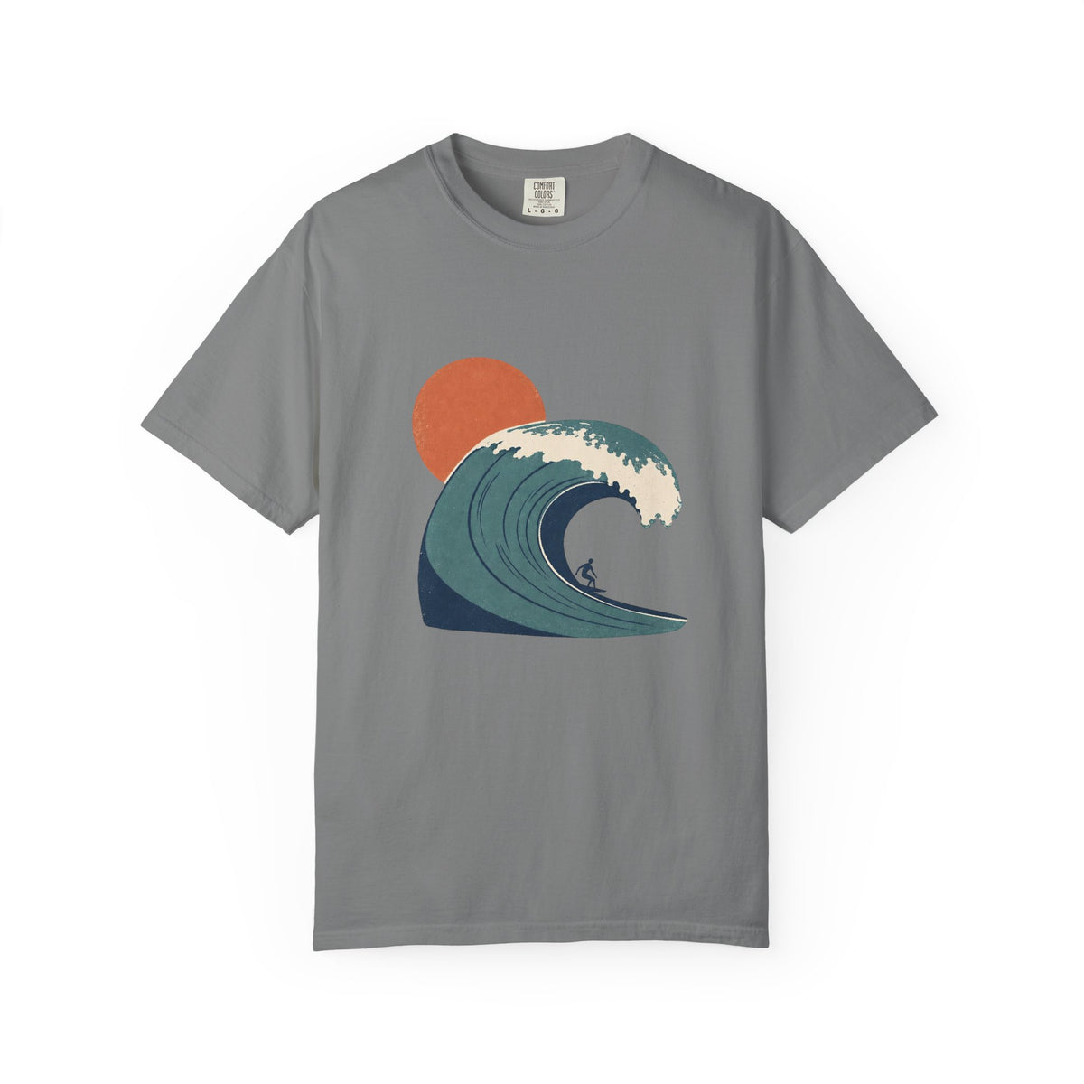 High Tide — Vintage Surf Wave Graphic Tee