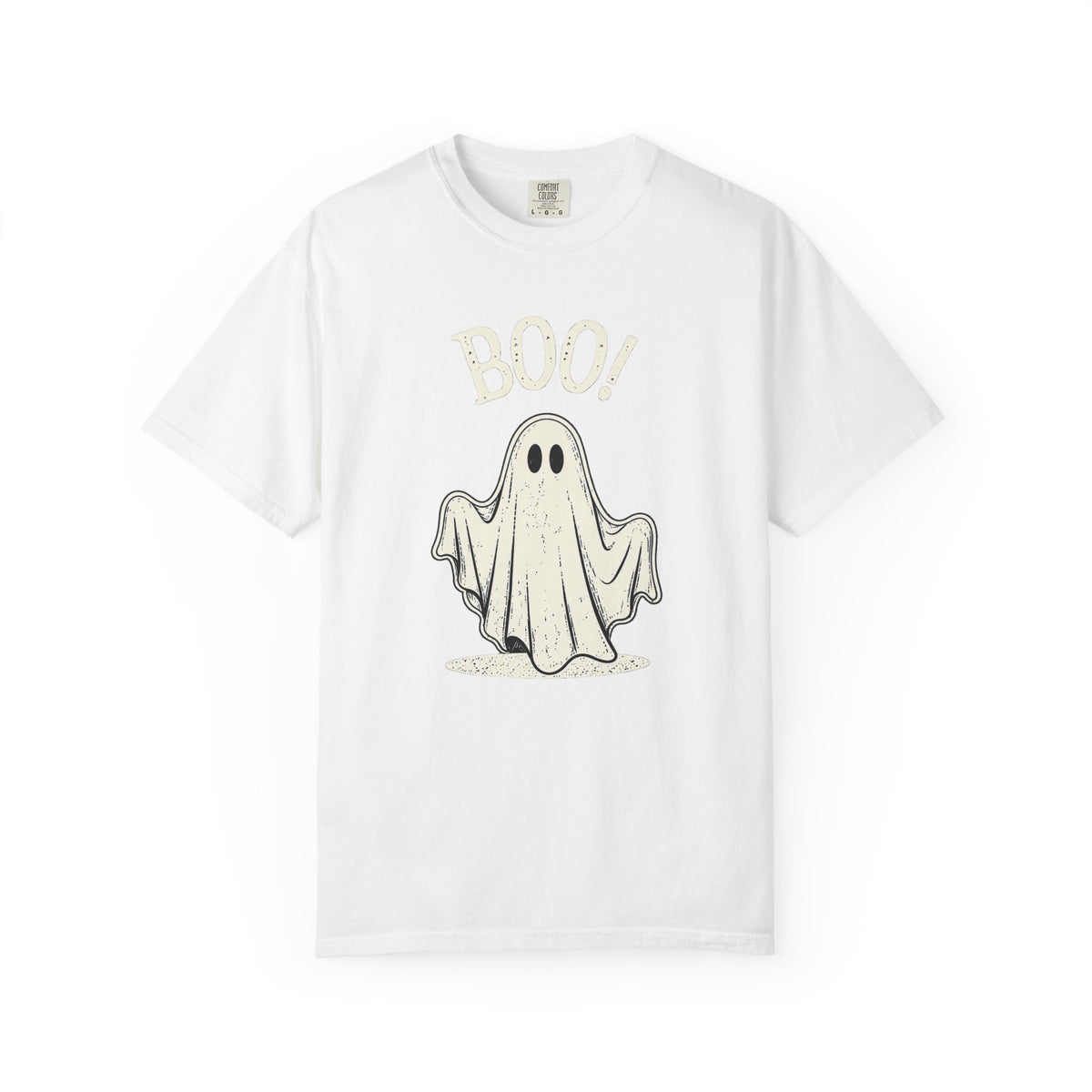 BOO! — Vintage Ghost Halloween Graphic Tee