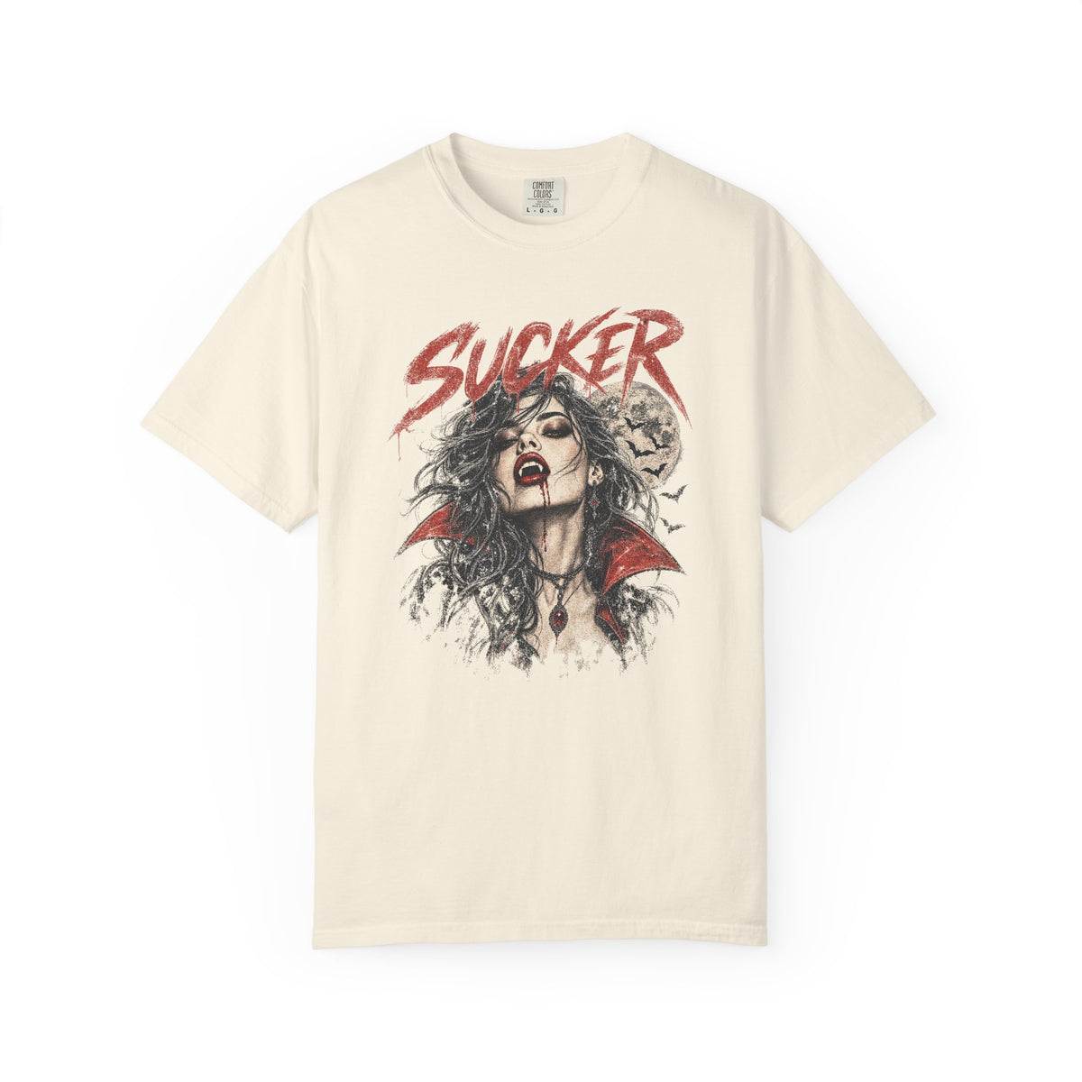 Sucker — Vintage Vampire Graphic Tee