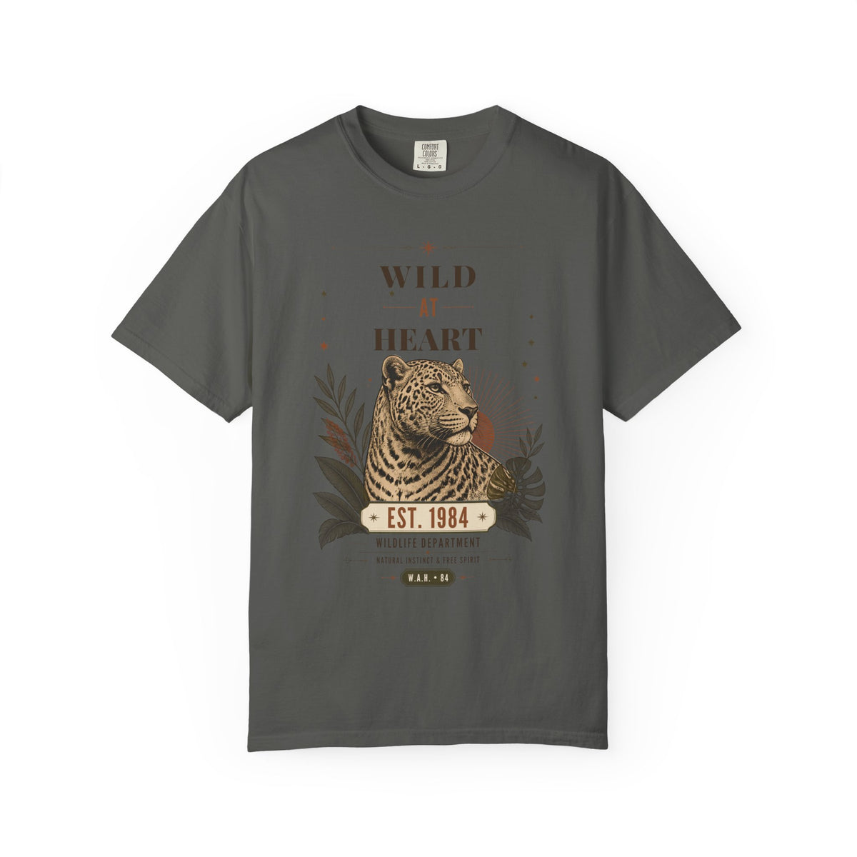 Wild at Heart — Vintage Leopard Graphic Tee