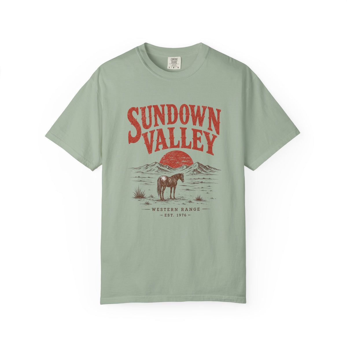 Sundown Valley — Vintage Western Horse Graphic Tee