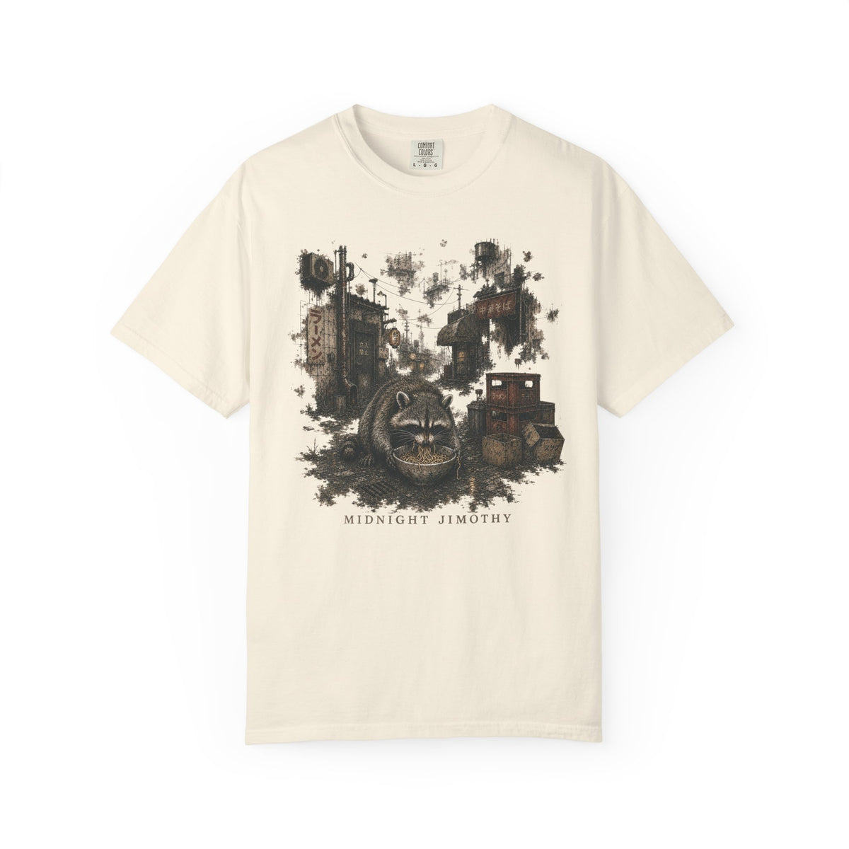 MIDNIGHT JIMOTHY — Vintage Raccoon Graphic Tee