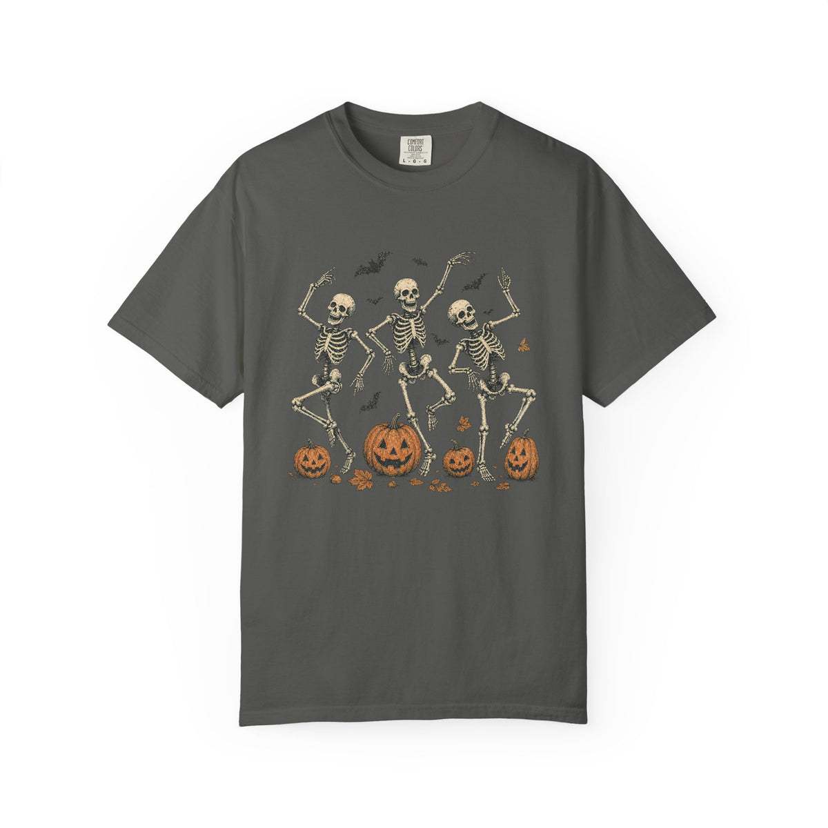 Dance With the Dead — Vintage Halloween Skeleton Graphic Tee