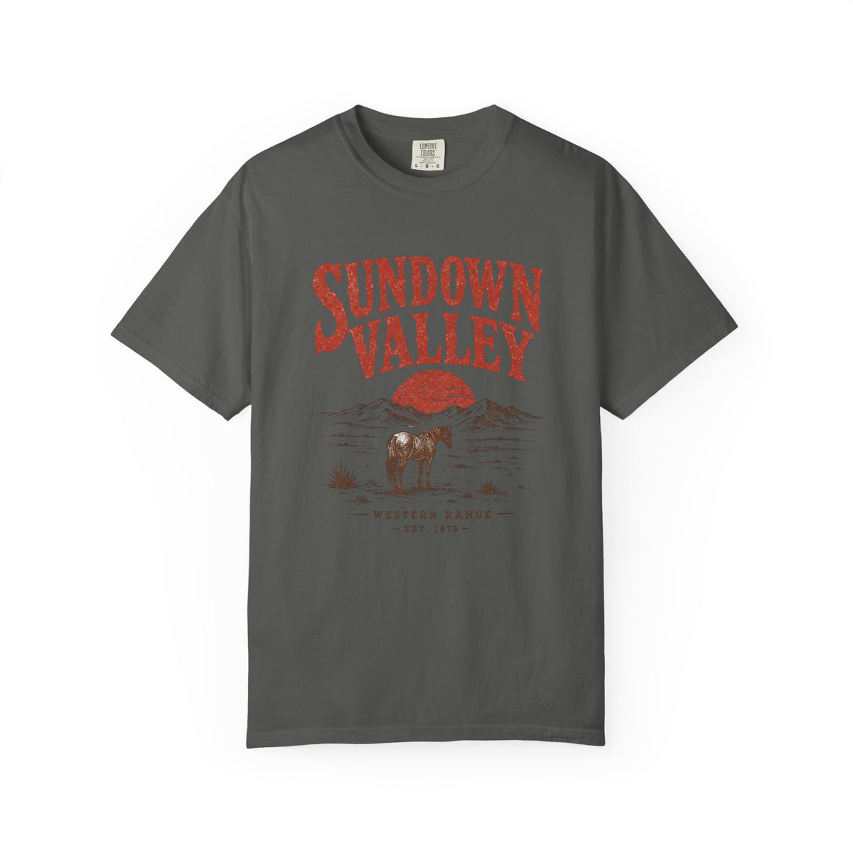 Sundown Valley — Vintage Western Horse Graphic Tee