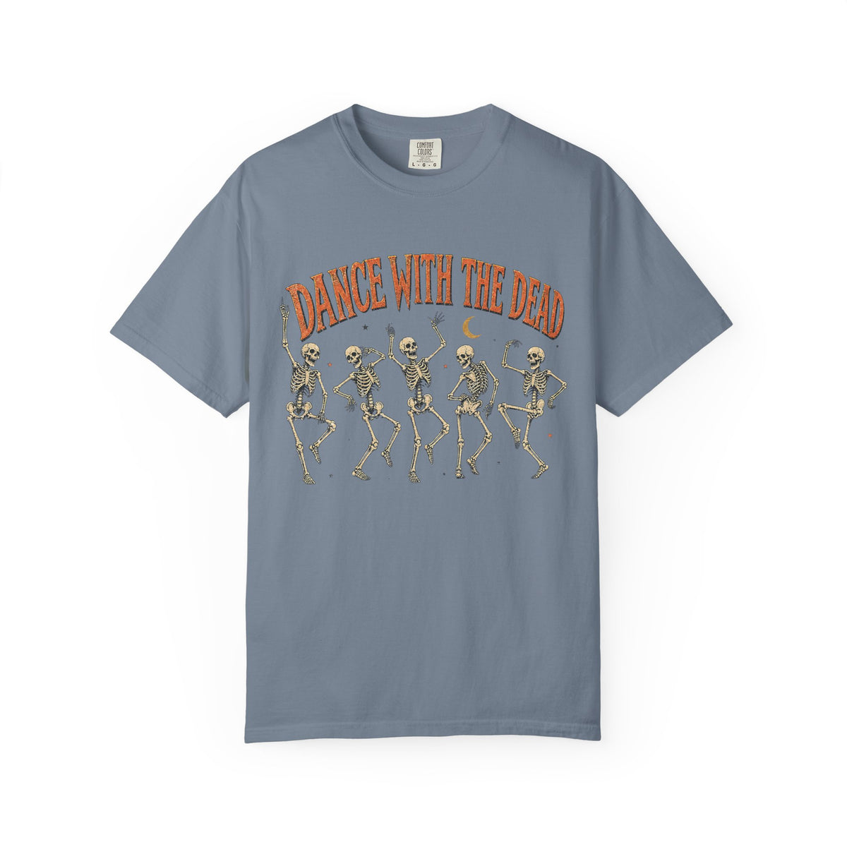 Dance With the Dead — Vintage Halloween Skeleton Graphic Tee