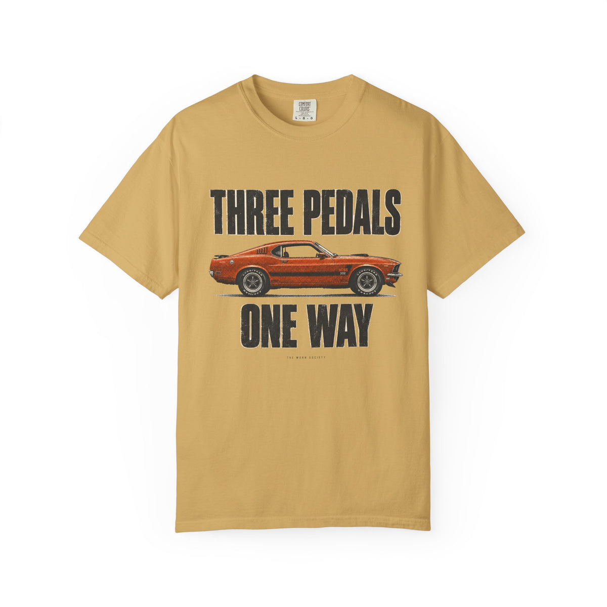Three Pedals — Vintage Manual Driving Graphic Tee