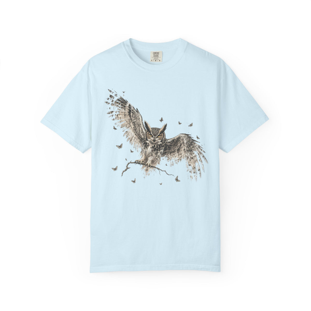 Night Owl — Vintage Owl & Moth Graphic Tee